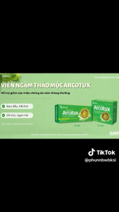 Viên Ngậm Arcotux Fobe Hỗ Trợ Giảm Đau Họng Hắt Hơi Sổ Mũi Do Cảm Thông Thường