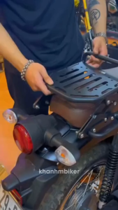 Phụ kiện PG1 Baga gập PG1 cảng sau PG1 gắn thùng dành cho Yamaha PG1 chính hãng Mbiker