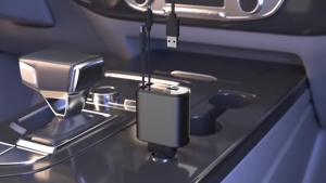 🔥SG READY STOCK🔥Retractable Car Charger 4 in 1 Fast Car Phone Charger 120W 2 Retractable Cables and USB Car ChargerCompatible with iPhone 15/14/13/12/11 Galaxy Huawei