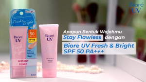 BIORE Fresh & Bright UV SPF 50 PA+++ - Oil Control Matte | Instant Cover | Oil Control Soothing Sunscreen