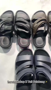 Sandal LUOFU Wanita Sendal Selop Karet Impor Terbaru E6181 SIZE 36-40 - Mommy Shoes