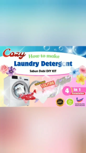 COZY KIT DIY sabun dobi(10 Liter) Homemade laundry soap Soft strong detergent effective sterilizat Laundry Detergent