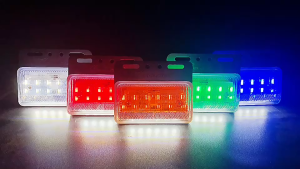 24V LED SHILIDUO SD-4010A for Truck Trailer Bus Van Jeep Elf Forward Side Marker Light Indicator Lamp