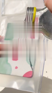 MallMainan-C1105 Zipper Pocket Binder A6 Transparan 6 Hole / Transparent Hand Book Bags Ziplock