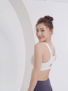 Bra Sport Gym Yoga Push Up Bra Olahraga Wanita Resleting Depan Tanpa Kawat BH Sport Bh Gym BH030