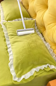 ลูกกลิ้งเก็บฝุ่น ลูกกลิ้งเก็บขน ความกว้าง24ซม ด้ามจับ124ซม ด้ามจับปรับได้ ปรับความยาวได้