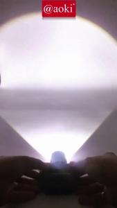 Senter Kepala AOKI AK-3685: Cahaya Putih & Kuning 60W