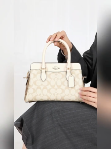 Coach Medium Handle bag official store original authentic Olaine Darcie Bags CH859 CH174 CH287 sling bag comes with a removable shoulder strap branded for women bags Size:26X17X11cm