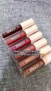 ~AB~ Brasov Lip Cream Velvet Lip Care Color Pigmented Pelembab Bibir BPOM