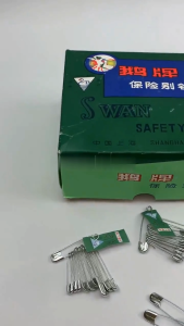 Klik-Beli 1 BOX ISI 72 RENTENG Peniti Swan Original Pin Baju Hijab Safety Pins Fashion Stainless Isi 12 Pcs