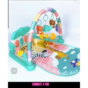 Baby Playmat(Guardrail/Flipping Piano/Night Light/Mirror/Story Machine/Lullaby/Pillow/Rattle Pendant/Rechargeable)