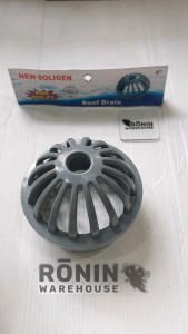 SOLIGEN Roof Drain PVC 2 3 4 inch Saringan Talang Air Dak AtPembuangan