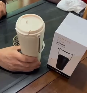 DXUU Bucket Tumbler coffee & tea 450ml Karakter SANRIO & POLOS tahan panas dingin stainless 304