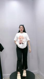 Quần Ống Loe Bigsize Nữ Lưng Cao Một Cúc Xẻ Ống Vải Umi Co Giãn Thoải Mái Hach Dáng Q518