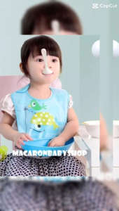 Celemek Makan Waterproof & Sleber Plastik Motif Murah