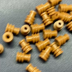 (100PCS) SEAL RUBBER KARET CONNECTOR TERMINAL SKUN SOKET WATERPROOF BROWN COKLAT