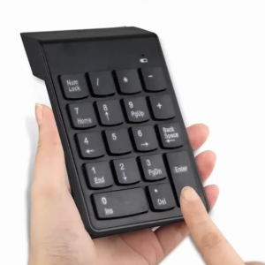 Aigoo SG Ready Stock wireless keyboard Numeric Keypad Mini Number Pad Numpad 18 Keys Keyboard for Laptop Desktop