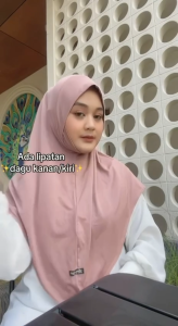 Hijab Dagu Instan Malaysia | Jilbab Khimar Malaysia Soft Pet | Kerudung Malay Jersey Premium Terbaru hijab bergo dagu malayasia