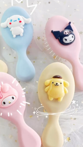 TAS - Sisir Rambut 3D Anak Perempuan & Comb Anti Kusut Motif Karakter