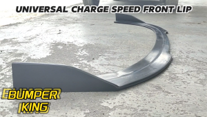 UNIVERSAL FRONT LIP V LIP CHARGE SPEED V-LIP MATERIAL PUR WITHOUT PAINT