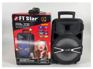FTStar New FPA-208 Portable Bluetooth Trolley 8 Speaker