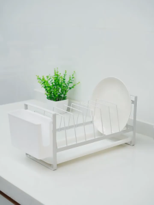 Rak Dapur Stainless Steel Rak Piring Mangkuk Rak Pengering Piring Rak Cuci Piring