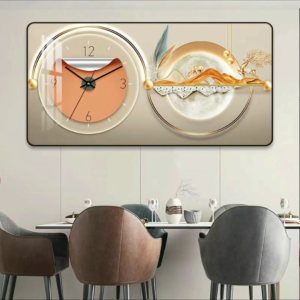 Modern living room wall clock atmospheric clock decoration painting luxury clock decoration for bedroom