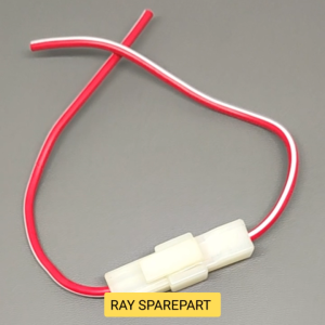 SOKET SAMBUNG KABEL 1 PIN BESAR JUMBO KABEL AVS 3MM NYLON ORIGINAL / SOCKET KONEKTOR KABEL MOTOR