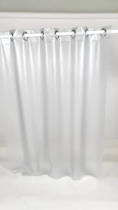 ผ้าม่านพลาสติกใสมัว PVC สำเร็จรูป ม่านห้องน้ำ อย่างหนา พลาสติกใสมัวกันฝนกันแดด หน้ากว้าง 121 cm