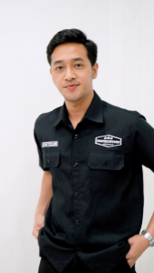 Otsky Kemeja Pria Workshirt Otsky Club Black Series