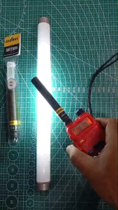 เสาวิทยุระยะไกล J-007-D ย่านความถี่ 245MHz. ขั้วเกลียว SMA-F