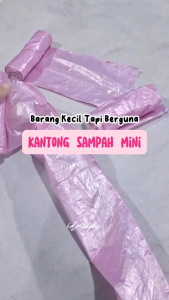 Terlaris!! Kantong Plastik Refill Tong Sampah Gulung/PLASTIC TRASH Travel 45x50 1 Roll Isi 15