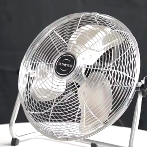 Industrial Ground Fan Electric Floor Fan Aluminum Blades Strong Wind Powerful Desk Fan
