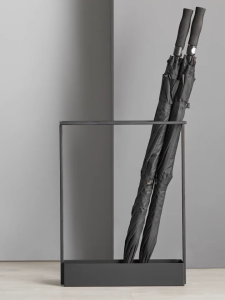 Giá để ô dù hình chữ nhật có khay chứa nước tháo rời Kệ đựng ô dù inox cho phòng khách - cửa hàng