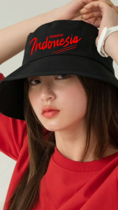 Topi Bucket Trucker Custom Kemerdekaan Indonesia HUT RI ke 79 2024
