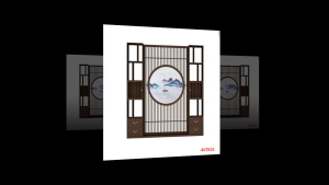 Vách ngăn phòng khách vách ngăn tủ kệ bằng gỗ 4VTK15- Nội thất lắp ráp Viendong adv