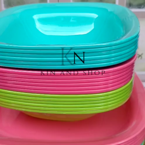 Paket Piring & Mangkuk Terlaris: 8 PCS Piring & Mangkuk Tebal Superware