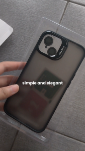 Case Pro Iphone 11 12 13 13 PRO 15 14 PRO MAX 15 PROMAX Stand Camera Casing Hybrid Hardcase IMD Frosted Doff Free Ring Camera Lens Protection