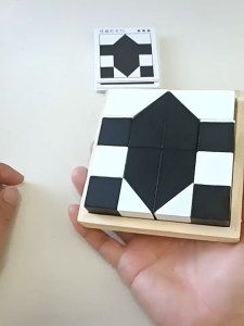 Bộ đồ chơi trí tuệ xếp hình Hiding Blocks giúp bé phát triển trí tuệ và logic