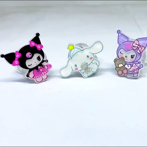 TAIYO Aksesoris Fashion Led Ring Sanrio Glitter Little Pony Cincin Lampu Menyala Lamp Light