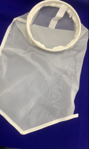 ถุงกรองไนล่อน Size: 7”x18” แบบมีห่วงSUS สำหรับ กรองชา กรองน้ำผลไม้ กรองน้ำดื่ม กรองน้ำเต้าหู้ กรองตะกอนในบ่อน้ำ Nylon