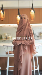 SHIREN Gamis Haji Umroh Set French KhimarBy Bermerks Syari Ceruty babydoll Premium Mewah All Size
