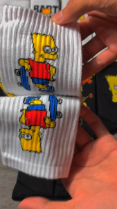 Kaos Kaki Oldschool Motif Skate Merk Panjang Premium - Hosela Project