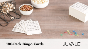 40 PCS Bingo Card Kartu Bingo Lengkap Dengan 75 Buah Catur Kayu