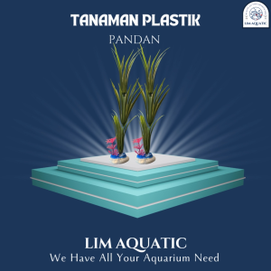 (PANDAN) TANAMAN PLASTIK PANDAN / HIASAN TANAMAN AQUARIUM AQUASAPE