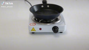 COD Taffware Kompor Listrik Mini Hot Plate Cooking 500 W - Kompor Listrik Mini Portable Serbaguna cocok untuk bepergian kemah mendaki
