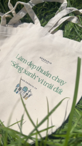 [HÀNG TẶNG KHÔNG BÁN] Túi vải canvas Herbario bảo vệ môi trường