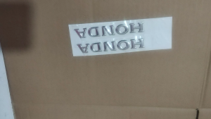 Emblem Logo Honda Vario 150 New Emblem Sticker Honda Vario 150 New K59J Silver
