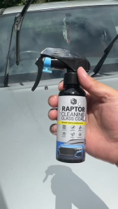 RAPTOR น้ำยาเคลือบกระจกป้องกันน้ำและหยดน้ำ สำหรับรถยนต์ 120ml พร้อมหัวฉีดฟรี