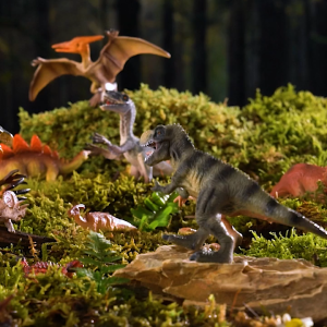 Mideer Simulation Animals and Dinosaurs Toys Set by Toytinkr